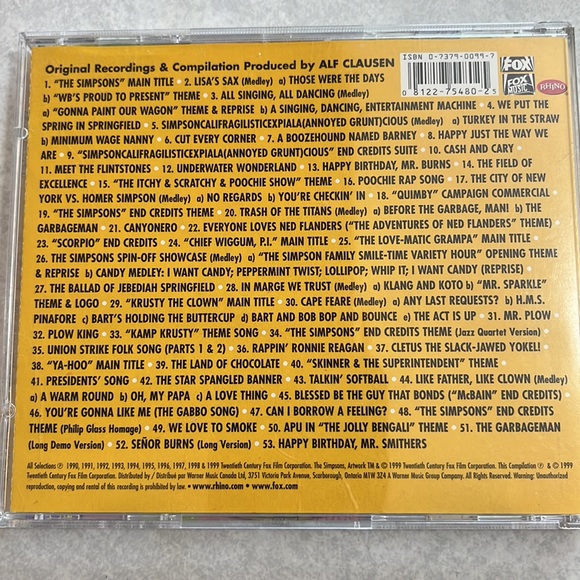 Go Simpsonic with the Simpsons CD 5/$20 - Picture 6 of 6
